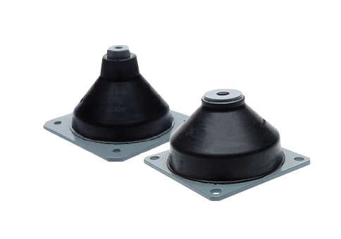 Elastomer Mounts benyttes både til sjokk- og vibrasjonsdemping
