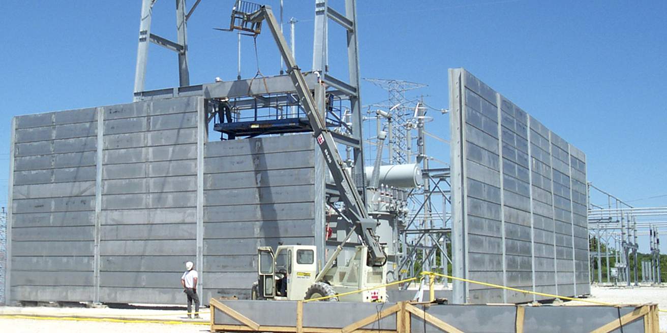 IAC Noishield barrier støyskjerm er kjennetegnet ved ekstrem lyddempning