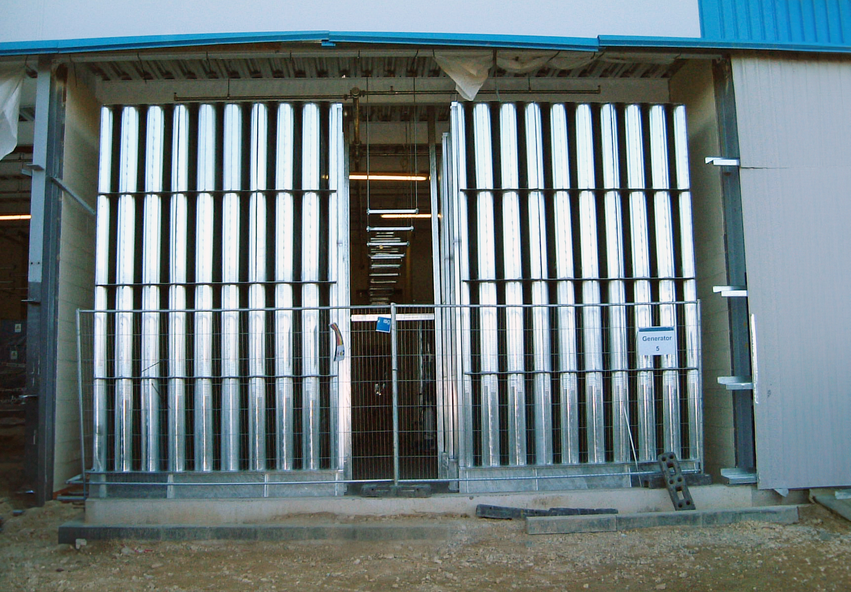 Lyddempere bekjemper industriell støy fra generatoren